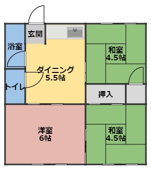 垂水ハイツの間取り