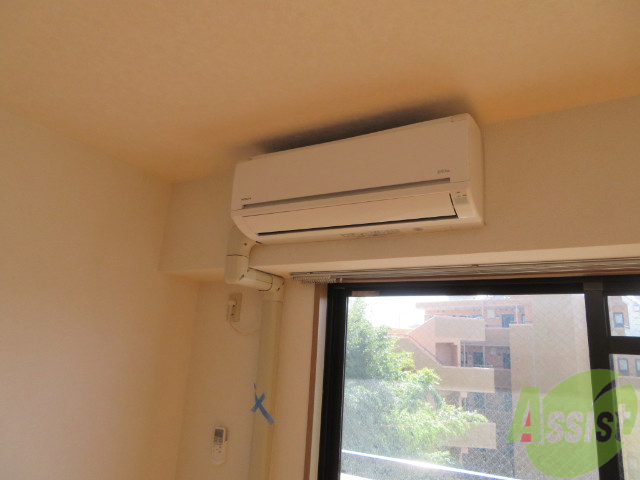 その他設備　エアコンが設置してありますので、寒暖対策もばっちり。