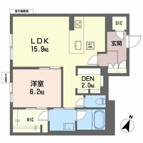 シャーメゾンAVAの間取り