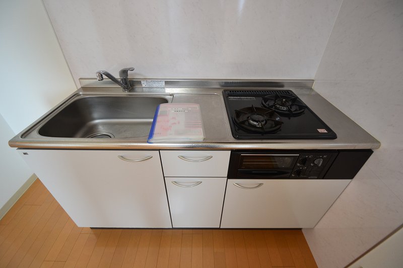 キッチン　2口ガスコンロシステムキッチン♪