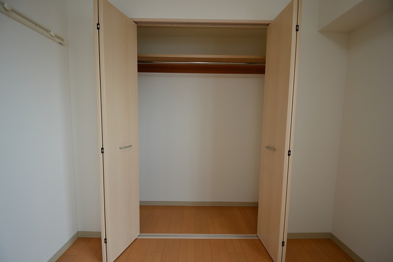 収納　収納力のあるクローゼットです♪