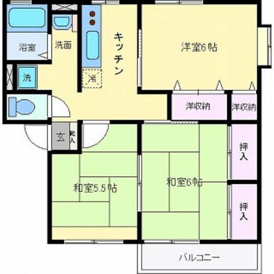 シティハイムフローラD_間取り_0