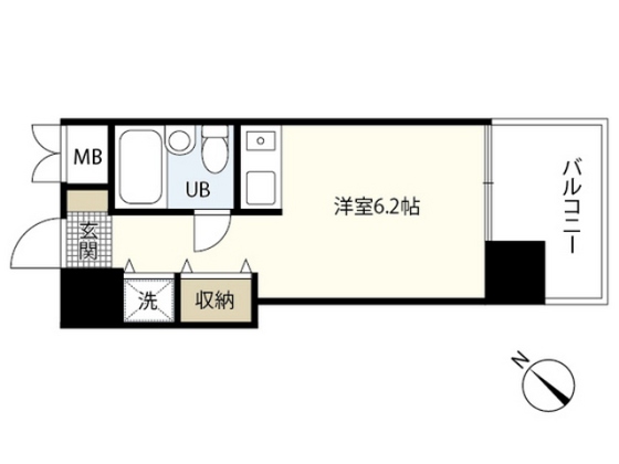 朝日プラザアムネット天満町の間取り
