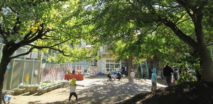 幼稚園・保育園　渋谷区立山谷かきのみ園（幼稚園・保育園）まで120m