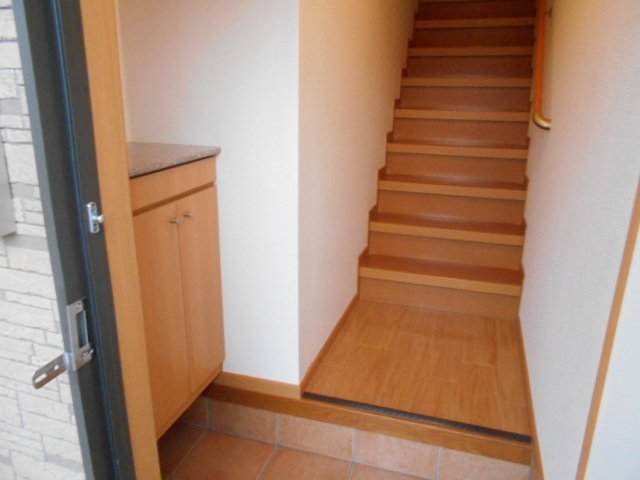 玄関　明るい玄関です