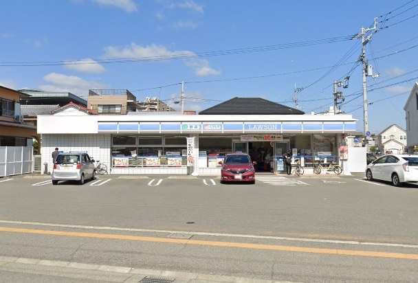 コンビニ　ローソン徳島西須賀町下中須店（コンビニ）まで184m