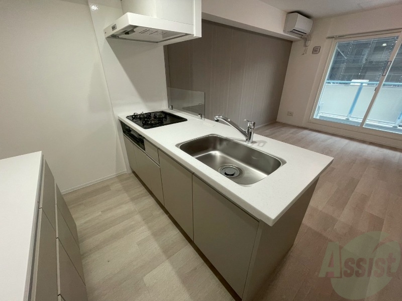 キッチン　システムキッチンなので、すぐお料理に使えます！