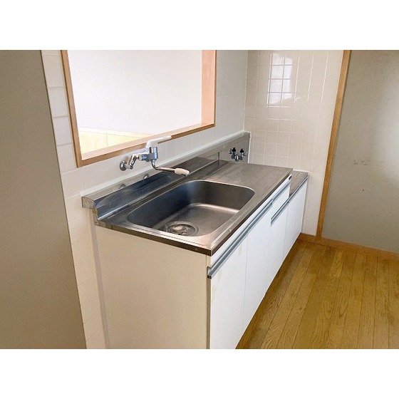 キッチン　ガスコンロ設置可能キッチン