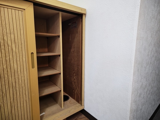収納　※他号室の写真です。