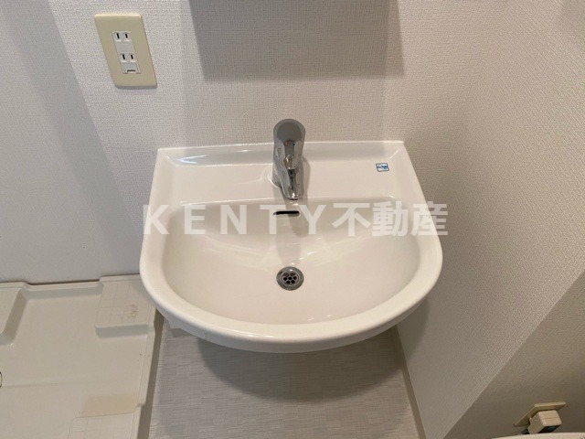 洗面設備　広い洗面スペース