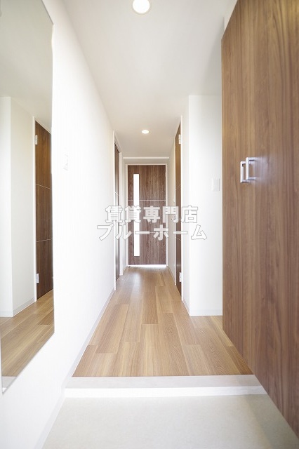 玄関　奥行きのある玄関！