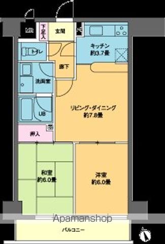 ホワイトプラザ会津の間取り写真