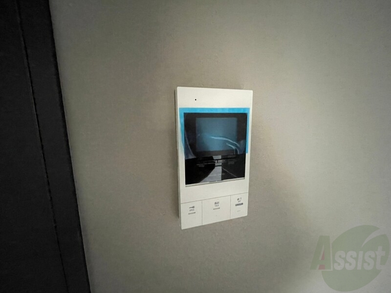 セキュリティ　ＴＶモニター付インターホンです。来客者の顔が見えるので安心！