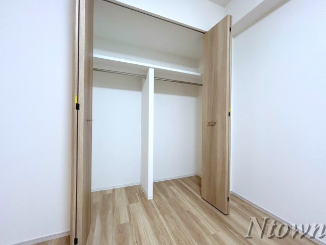 収納　たっぷりとした収納スペースです