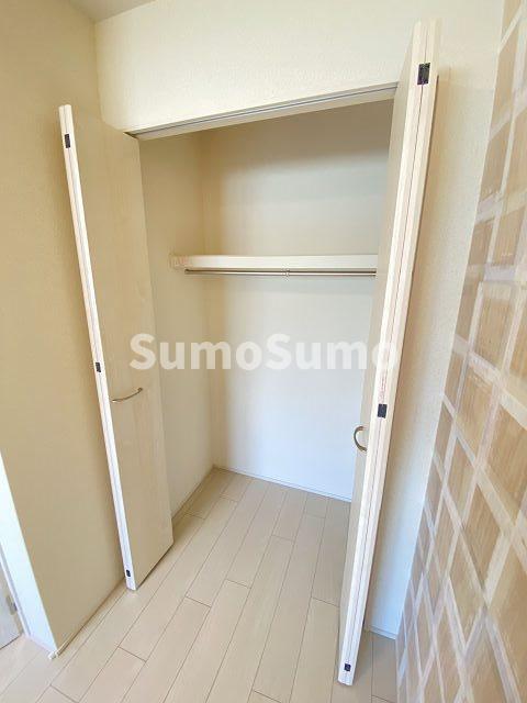 収納　たっぷりとした収納スペースです