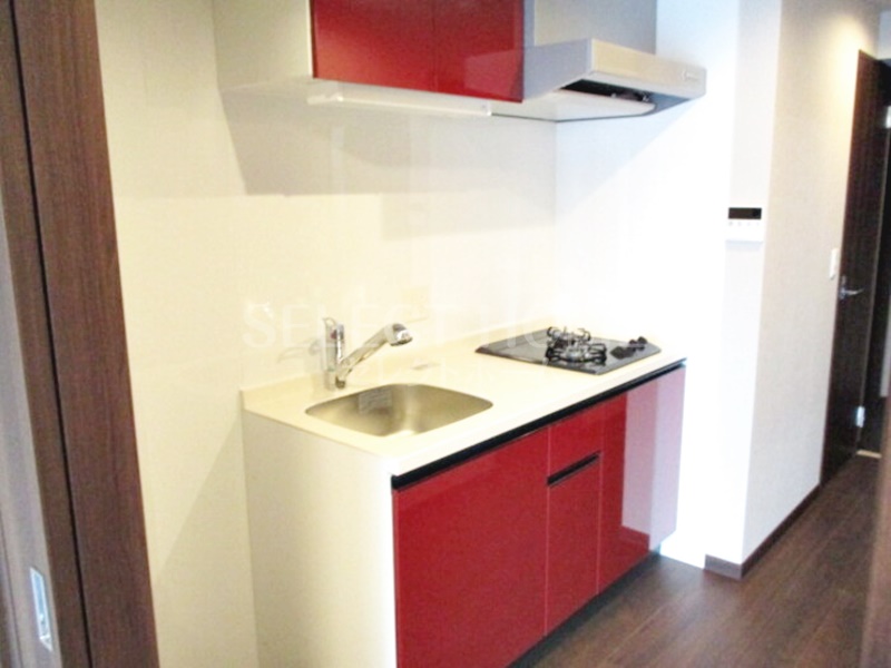 キッチン　コンパクトなキッチンで掃除もラクラク