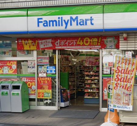 コンビニ　ファミリーマート 錦糸町ウインズ前店（コンビニ）まで106m