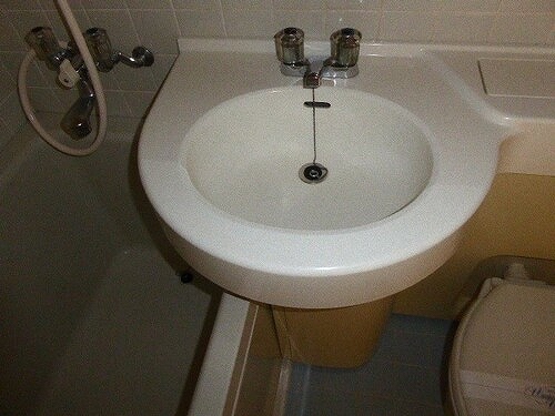 洗面設備　洗面ボウル(3点UB)※同タイプ別部屋2020.7撮影