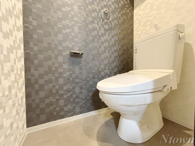 トイレ　ゆったりとした空間のトイレです