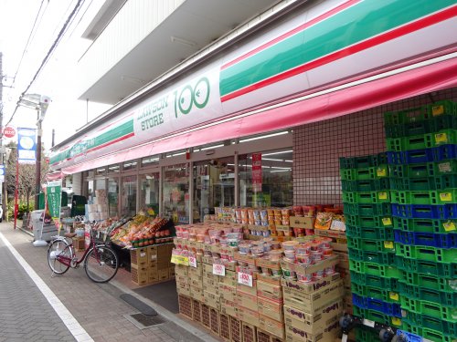 コンビニ　100円ローソン（コンビニ）まで319m