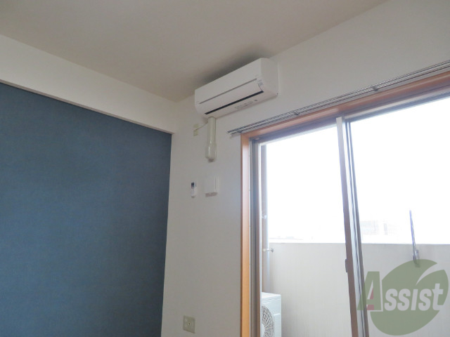 その他設備　エアコンが設置してありますので、寒暖対策もばっちり。