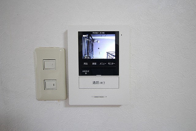セキュリティ　TVモニターホンでお客様のお顔も見えて安心です！