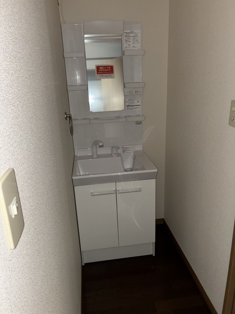 洗面設備　【洗面化粧台】新設です。