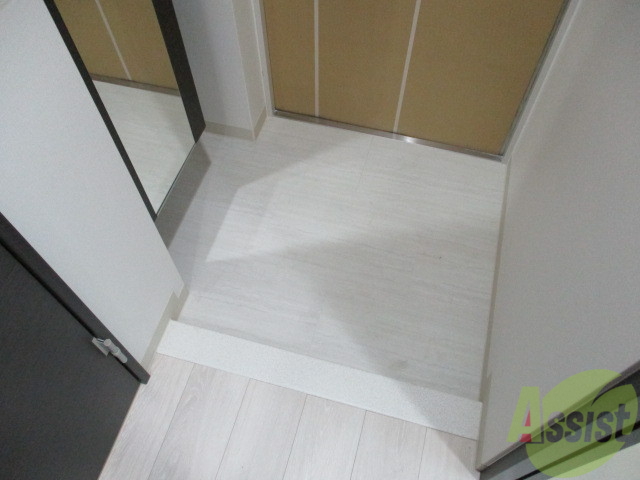 玄関　広々していますね。