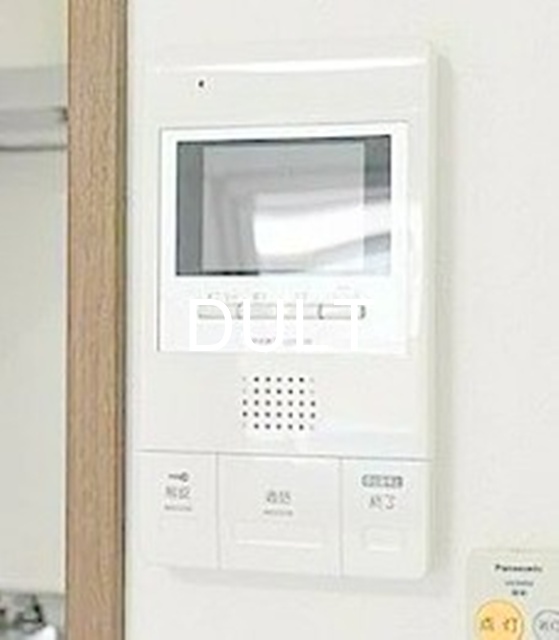 セキュリティ　モニター付きインターホンです。