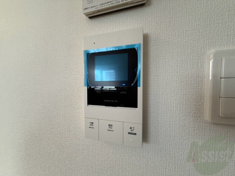セキュリティ　インターホンで来客確認ができます。安心ですね。