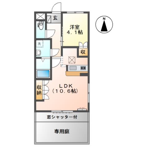 ピュア コンフォートの間取り写真