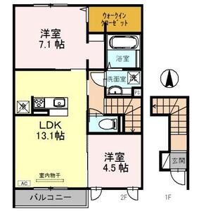 ルアーナ B棟の間取り写真