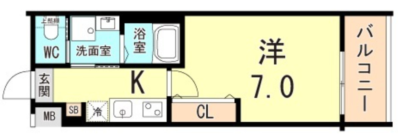 リアコートJR須磨鷹取の間取り写真