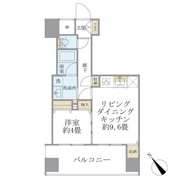 エミリブ東長崎の間取り写真