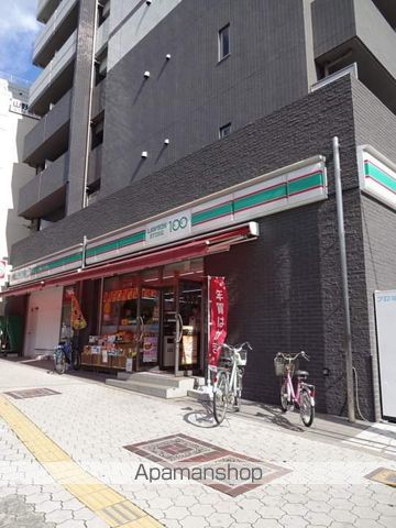 コンビニ　ローソンストア１００（コンビニ）まで388m