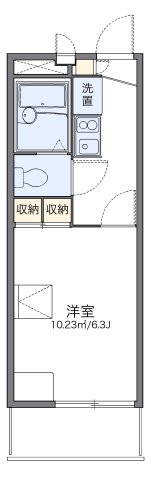 レオパレスドミールの間取り写真