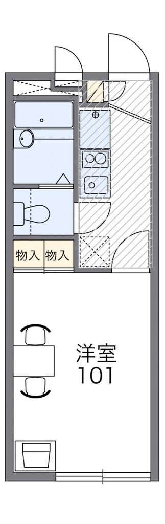 東葉高速鉄道 飯山満駅 徒歩10分 2階建 築24年の間取り写真