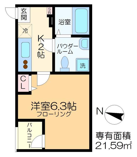 MARCH平井の間取り写真