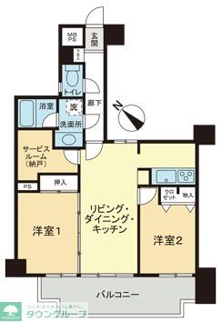 ライオンズマンション東川口AKAOの間取り写真