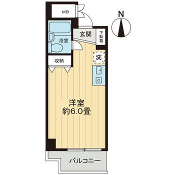 フラット16の間取り写真