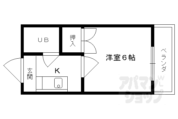 エスポアール小西の間取り写真