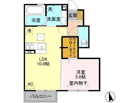 La・Monte横山の間取り写真