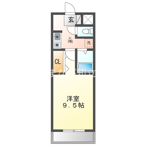 A・City明治本町の間取り写真