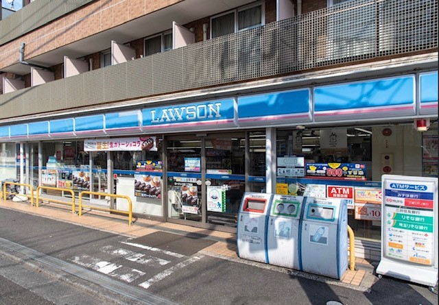 コンビニ　ローソン　八雲二丁目店（コンビニ）まで186m