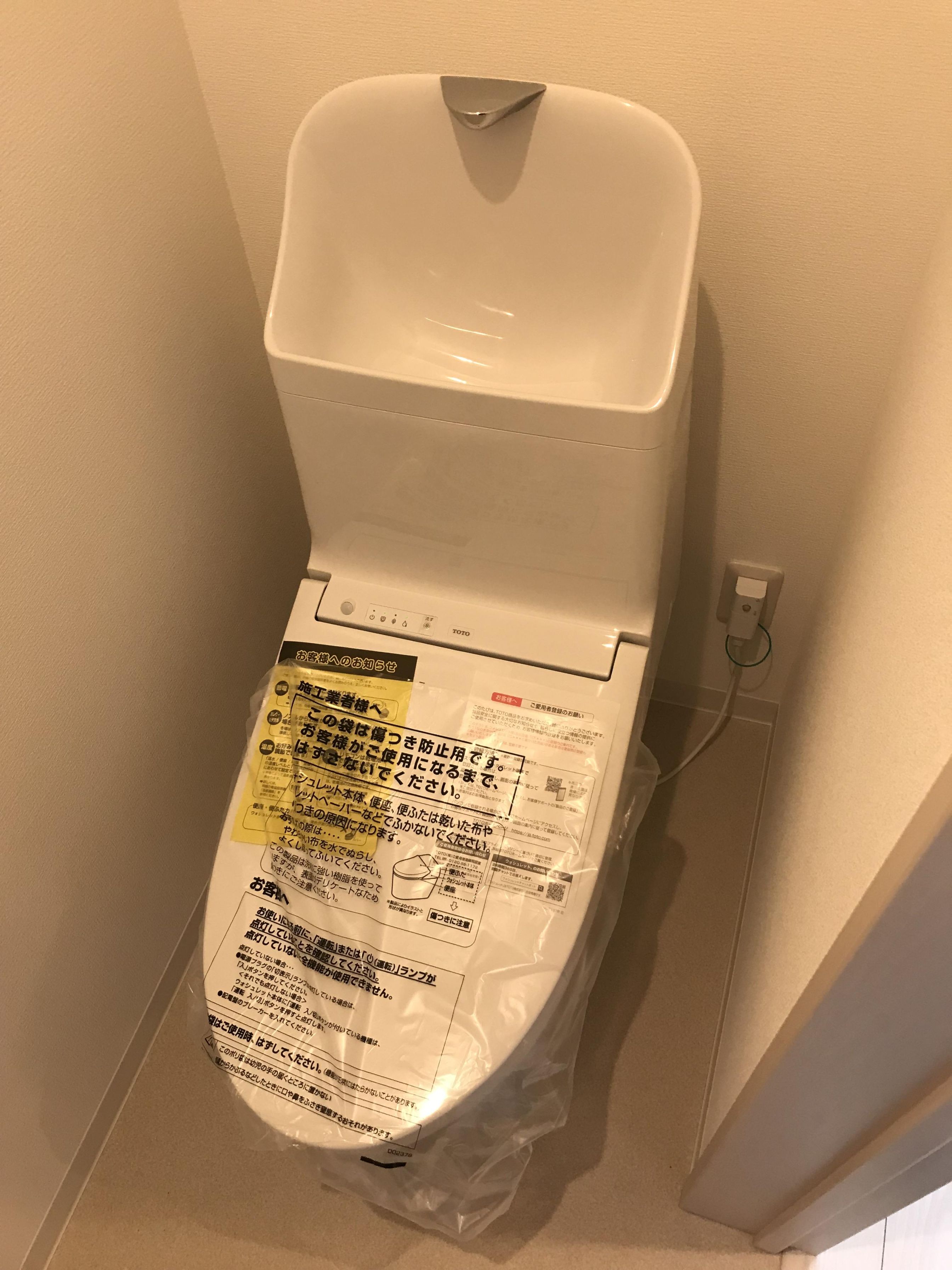 地下鉄空港線 唐人町駅 徒歩5分 3階建 築4年のトイレ写真