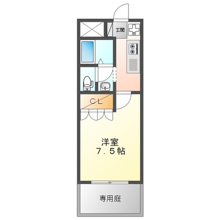 エスト クレールの間取り写真