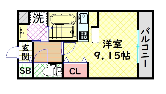 サンライズの間取り写真