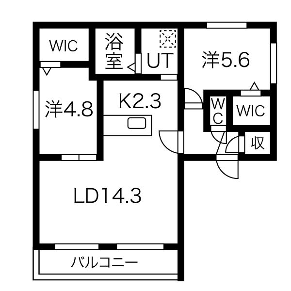 プランドール前田の間取り写真