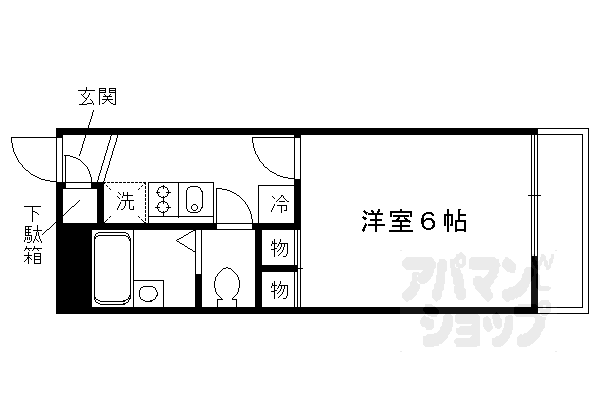 レオパレス鴨川の間取り写真