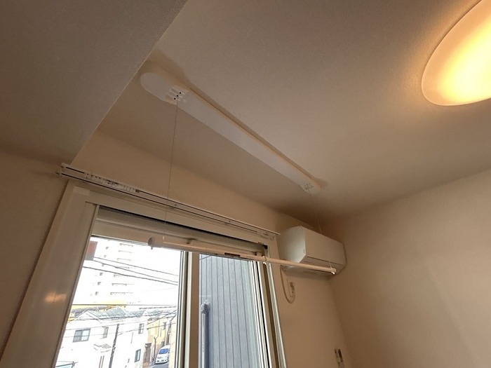 その他設備　便利な室内物干つきです